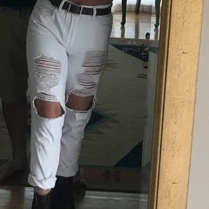White Bf jeans